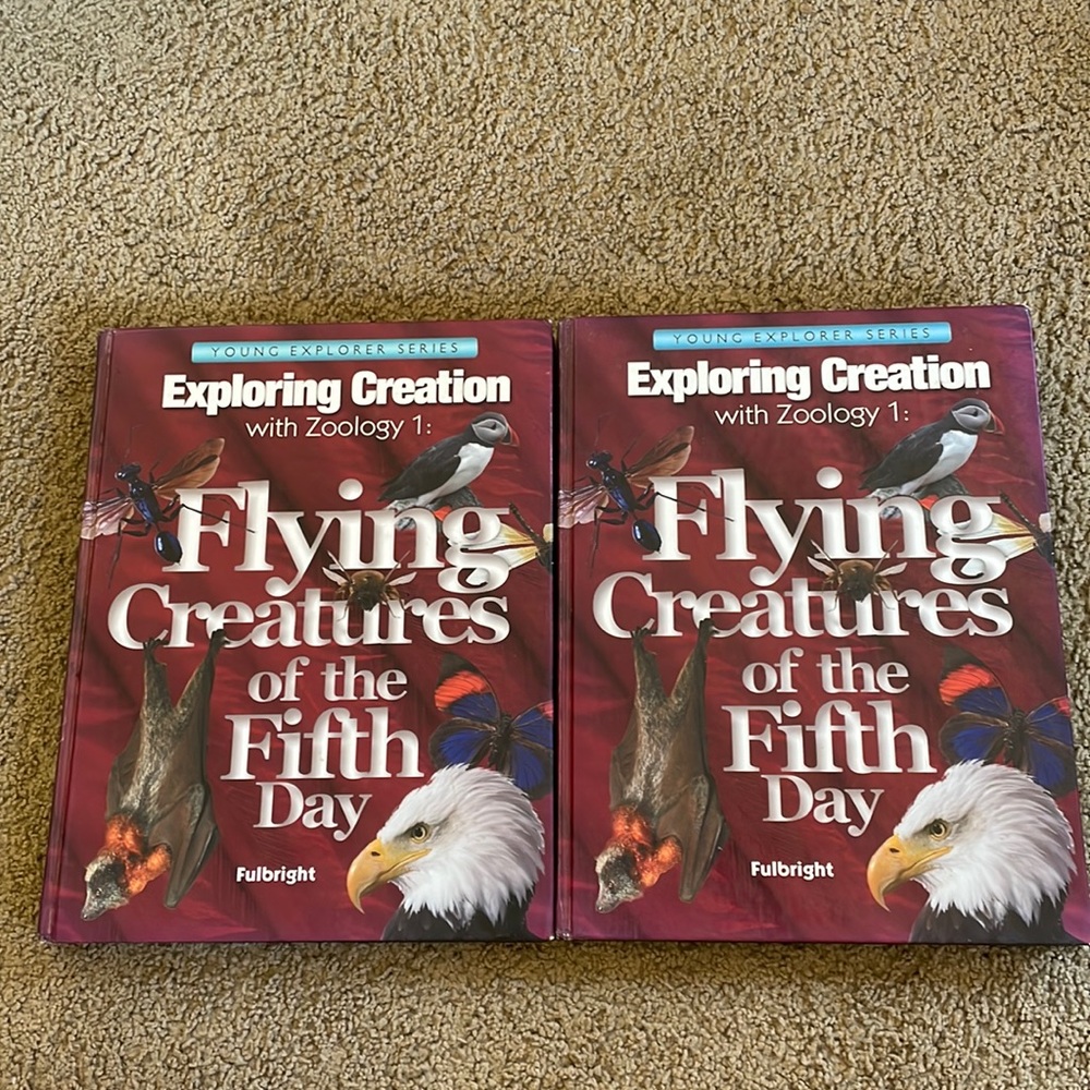 Exploring Creation with Zoology 1: Flying Creatures of the Fifth Day. Two Books.